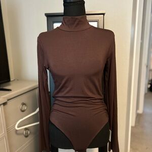 Mangopop Mock Turtleneck Bodysuit